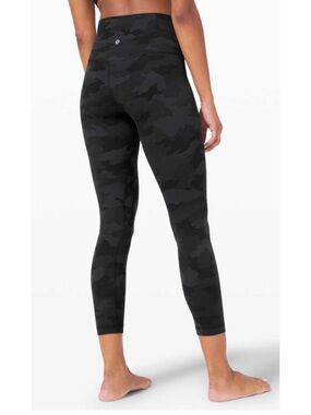 Lululemon Align high rise leggings black camo 6